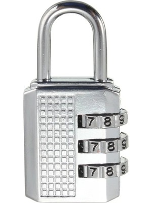 Mikasso Tudor 25 mm Uzun Ömürlü Dayanıklı Şifreli Asma Kilit Mikrofiber Malzeme ile Güvenli Koruma