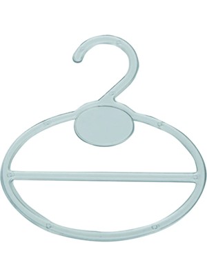 Mikasso Şal Askısı Şeffaf Plastik 25 Adet Plastik Beyaz Tr