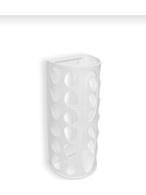 Mikasso Gondol Mini Poşet Sepeti-Poşetlik Düzenleyici Plastik 10 x 15 Beyaz Tr