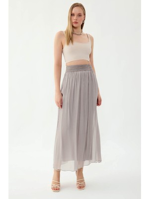 Vitrin Beli Desenli Ipek Etek