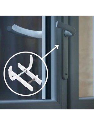 Mikasso Plastik Pvc Pimapen Kapı Kolu Beyaz Wc & Banyo Plastik