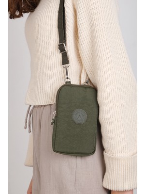 M 226 Mega Bag Krinkıl Kumaş Unisex Küçük Omuz Çantası, Telefonluk