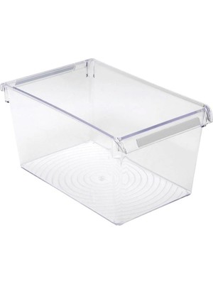 Mikasso Düzenleyici Raf Şeffaf Akrilik Beyaz