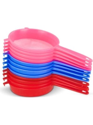 Mikasso (2 Adet) Plastik Süt Süzgeci 20 cm Süzgeç 5 No Plastik