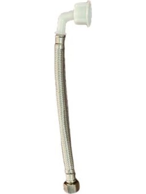 Mikasso Gömme Rezervuar Flatör Flex Hortum 3/8 1/2 22 cm Bej