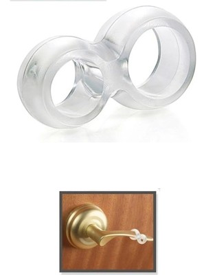 Mikasso Kapı Kolu Stoperi Bebek Güvenlik 12'li PD046 Plastik Çok Renkli