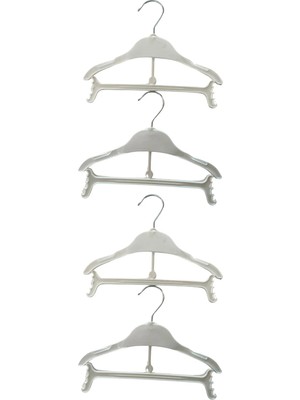 Mikasso Bebek Pantolonlu Takım Askısı Seti Plastik Krem Tr