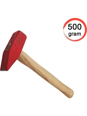 Mikasso Çelik Çekiç Ahşap Saplı 500 Gram