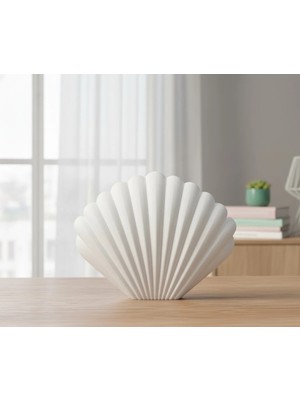 Mikasso Deniz Kabuğu Peçetelik 16X21 cm Beyaz Plastik