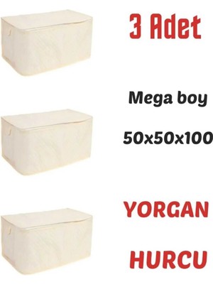 Mikasso Çeyizlik Ürünler Büyük Boy Hurç Oyuncak Saklama Kutusu Dolap Içi Organizer Sepet Ev Battal Boy Hurç