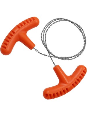 Mikasso Taşınabilir Kamp ve Survival El Cep Tipi Paslanmaz Çelik Halat Odun Plastik Kemik Testeresi 70 cm