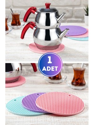 Mikasso 1 Adet Kalburabastı Kalıbı, Rengarenk Yuvarlak Silikon Nihale, Silikon Silikon