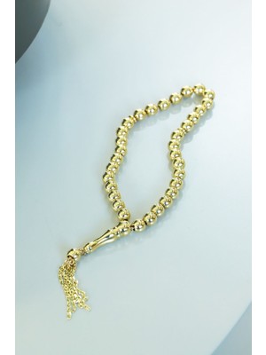 Aydın Kuyumculuk 14 Ayar Altın,cilalı Tesbih AGTSB002