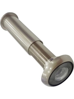 Mikasso Uzun Dürbün 180° Ahşap Çelik Kapı Dürbünü (50-75MM Arası Ayarlı ) Çelik