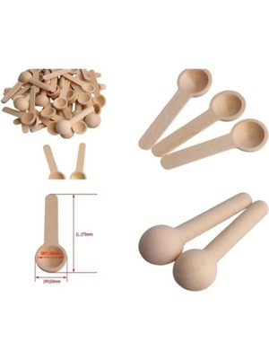 Mikasso Baharat Kaşık Mini Yuvarlak/int 6 Lı Plastik