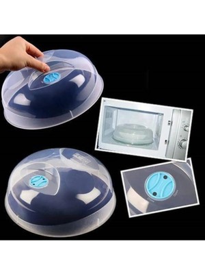 Mikasso Yanmaz Yapışmaz Mikro Dalga Yiyecek Koruma Kapağı Saklama Kabı Plastik Turuncu