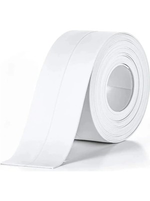 Mikasso 3.2 mt Su Sızdırmaz Geçirmez Bant Lavabo Küvet Tezgah Kenar Bandı Banyo Mutfak Pencere Yalıtım Bandı