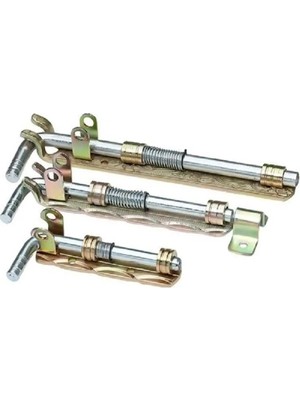 Mikasso Ferforje Kilitli Yaylı Sürgü 10 cm Ferforje