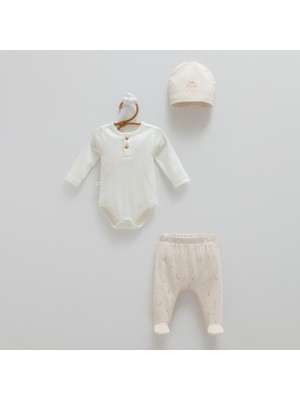 Caramell Body Patikli Pantolon Şapka Takım 1557