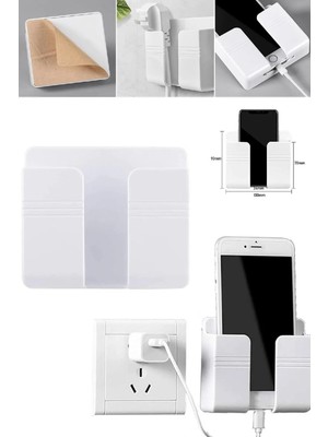 Mikasso Telefon ve Kumanda Düzenleyici Montaj Gerektirmeyen Şarj Standı Plastik