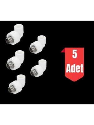 Mikasso Pprc 20'lik Dış Dişli Dirsek 5 Adet