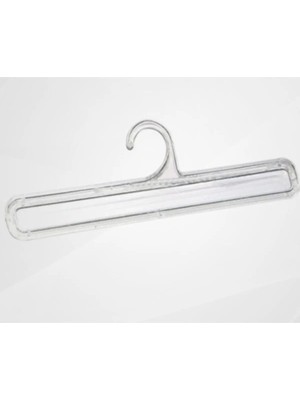 Mikasso Şeffaf Kristal Plastik Eşarp Askısı 40 Adet - Plastik - Turuncu