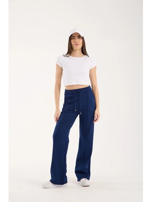 Win Moda Içi Şardonlu Modal Eşofman Pantolon - Önden Dikişli 2388