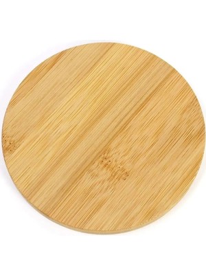 Mikasso Bambu Kesme Tahtası Bambu Nihale Bambu Peynir Pizza Sunum Servis Tahtası 18 cm Bambu Kahverengi