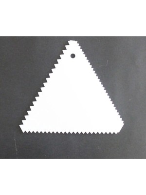 Mikasso Tırtıklı Plastik Kazıyıcı Tarak Plastik Çok Renkli