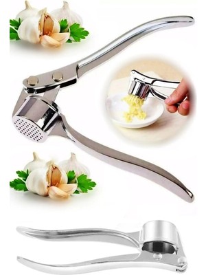 Mikasso Sarımsak Ezici Presi Pratik Sarımsak Baharat Ezme Presi Paslanmaz Çelik Ezici Çelik