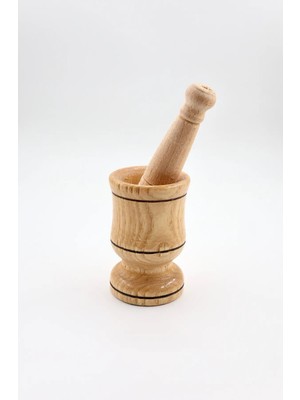 Mikasso Ahşap Mini Havan (15CM) Ahşap