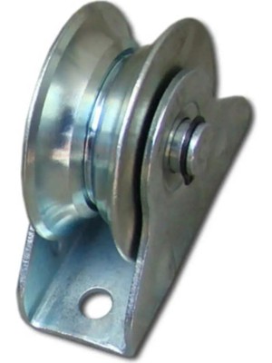 Mikasso Kepli Makara-Raylı Kapı Makarası (60 Mm) Metal