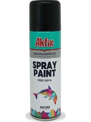 Mikasso Sprey Boya 400 ml Mat Siyah RAL9005 ART422997 Matt Black Beyaz