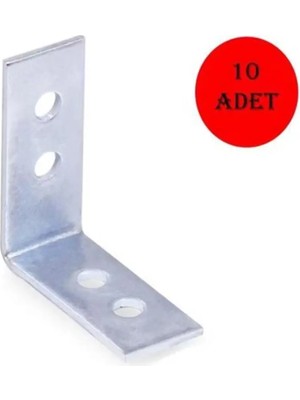 Mikasso Metal Masa L Gönye Köşe BAĞ.15X35X35X2MM 10 Lu Pak Galvaniz