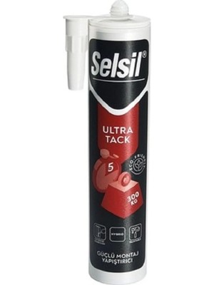 Mikasso Selsil Ultra Tack Güçlü Montaj Korniş Yapıştırıcı 290 ml