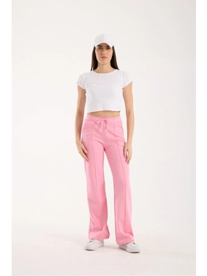 Win Moda Içi Şardonlu Modal Eşofman Pantolon - Önden Dikişli 2388