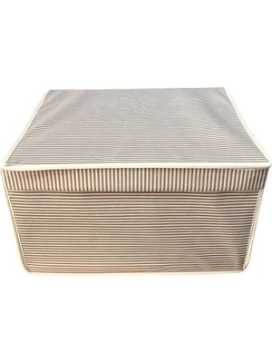 Mikasso Maxi Çok Amaçlı Saklama Kutusu Kutu Hurç Organizer Oyuncak Kutusu Hurç Çizgi Desen 40X50X30 40 x 60