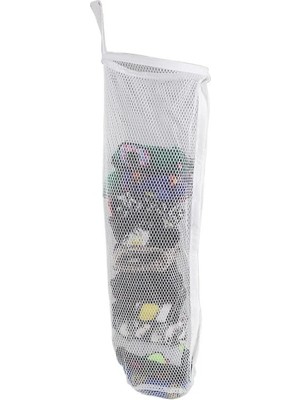Mikasso Dolap Içi Askılı Beyaz Çorap Filesi 50X10 cm Kumaş Beyaz Tr