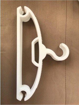 Mikasso 6lı Bebek Askısı Plastik Beyaz