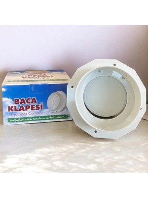 Mikasso Aspiratör Baca Klapesi Çekvalfi , Davlumbaz Baca Klapesi Koku Önleyici , 2mt Folyo Bant