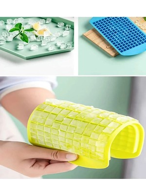 Mikasso 160'LI Yüzde Yüz Silikon Mini Buz Kalıbı Silikon