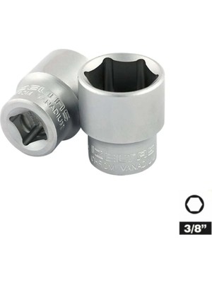 Mikasso Izeltas 3/8 Altı Köşe Lokma 18 mm