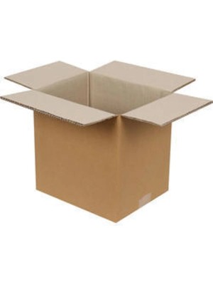 Mikasso 25X25X25CM Koli - Çift Oluklu Koli - 5,2 Desi Koli - [5 Adet] 20 x 30 cm