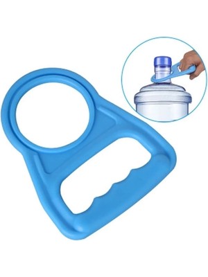 Mikasso 3 Adet Damacana Taşıyıcı Kulp Tutamaç / Sert Plastik Kırılmaz Bükülmez Taşıyıcı Aparat Mavi Tr
