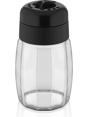 Mikasso 2 Adet Çokgen Tuzluk Biberlik Baharatlık Qlux 3 Ayarlı Bpa Içermez 2 Adet Cam 100 cc Tuzluk C-00283