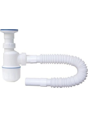 Mikasso Standart Körüklü Taslı Lavabo - Eviye Sifonu