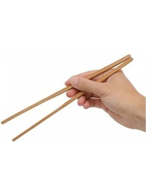 Mikasso Chopsticks 1 Paket 10 Çift - Çin Yemeği Çubuğu - Bambu Bambu Beyaz