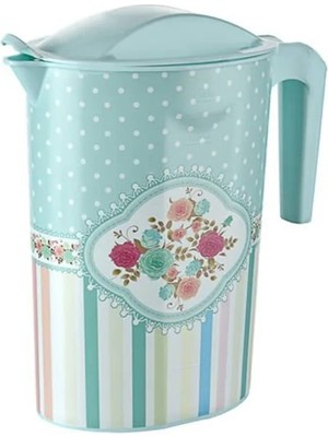 Mikasso Sürahi Plastik Desenli Çok Renkli Plastik