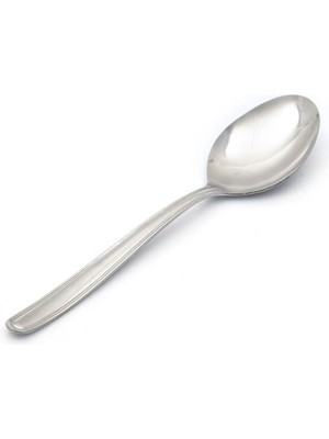 Mikasso Paslanmaz Çelik Tatlı Kaşığı Sade 1 Düzine(12) Çelik Çok Renkli