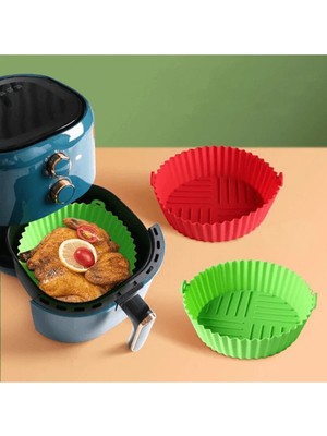 Mikasso Silikon Airfryer Silikon Pişirme Kalıbı Mini Silikon
